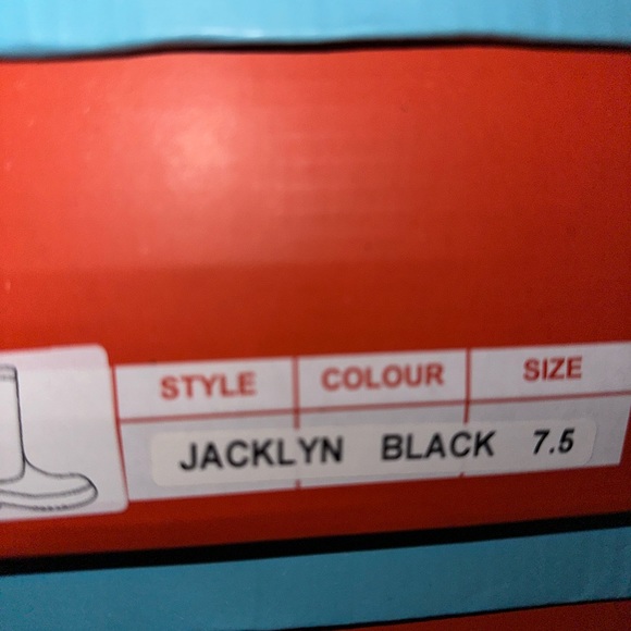 Modern Rush Womens Jacklyn Rain Boots in Black New In Box - Picture 7 of 14